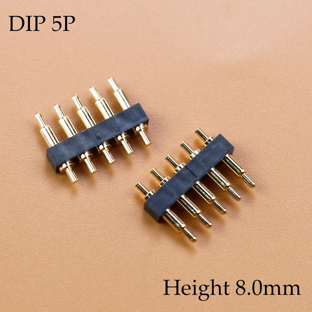1 Piece FOR DIP Pogo Pin Connector Spring Loaded Contact Test Probe Power Charging Connector Pin 2.54 Mesh