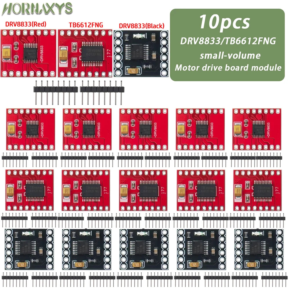 10pcs TB6612 DRV8833 Dual Motor Driver 1A TB6612FNG for Arduino Microcontroller Better than L298N