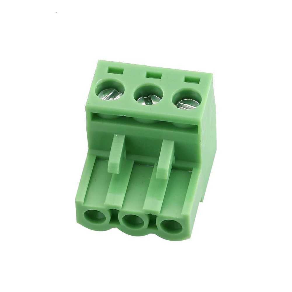 Free Shipping 10 Sets HT5.08 3Pin Right Angle Terminal Plug Type 300V 10A 5.08mm Pitch Connector PCB Screw Terminal Block