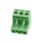 Free Shipping 10 Sets HT5.08 3Pin Right Angle Terminal Plug Type 300V 10A 5.08mm Pitch Connector PCB Screw Terminal Block