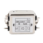 Power Filter Module Power Filter Terminal Power Wire Filter 115V/250V 20A 50/60Hz CW4L2-20A T Power Line EMI Filter Terminal ﻿