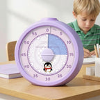 Portable Visual Timer Multifunctional 60-Minutes Timer Countdown Alarm Clock Silent Operation Visualization Function
