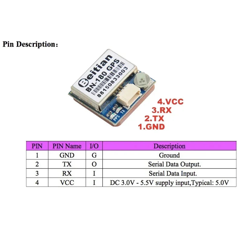 Beitian GPS Module M8 Chip BN-180 BN-220 BN-280 BN-880 BN-440 BN-282B BN-280B GLONASS with Antenna for Pixhawk Flight Controller