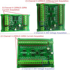 2PCS 8-24CH 4-20MA To RS485 Current Analog Input Collector Module MODBUS RTU Board For PT100 K Thermocouple Pressure Sensor