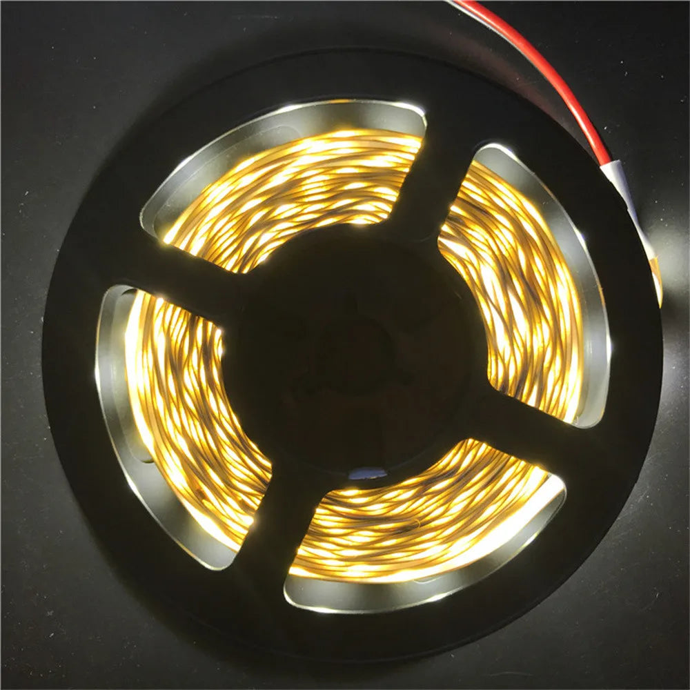 5M LED Strip Light 300 LEDs DC 12V RGB Red Green Blue Warm Cool White Flexible SMD 2835 Diode Ribbon Tape Lamp for Home Decor