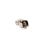 CAZN M8 Angled Male Back Mount Socket 3/4/5/6/8 Core Aviation Plug IP67/68 Waterproof Welding PCB Connector