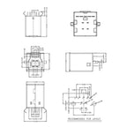 USB 3.0 and USB 2.0 Female Male Socket Jack Connector B Type 90°/180° Soldering PCB Connector Printer Interface