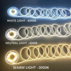 DC 12V/24V 8MM COB LED Strip Free Cut Cuttable 400LEDs/M 528LEDs/M High Density Flexible Tape Home Decoration Lighting 0.5M-10M