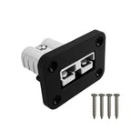 Single/Dual Socket 50A Flush Mount Bracket Panel Cover for Anderson Plug Charging Power&USB Car Caravan Solar Battery Connector