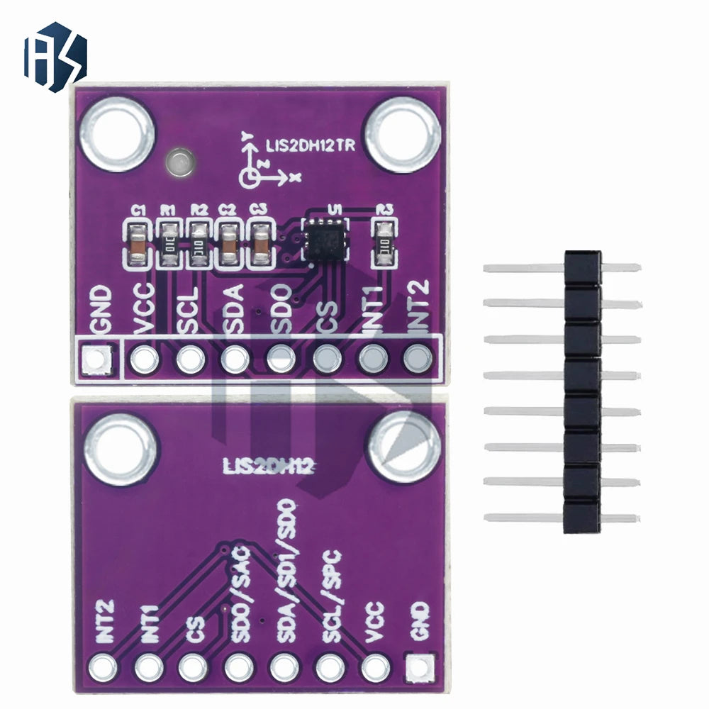 LIS2DH12TR Triaxial Accelerometer Module, ADXL345 Alternative Sensor Board