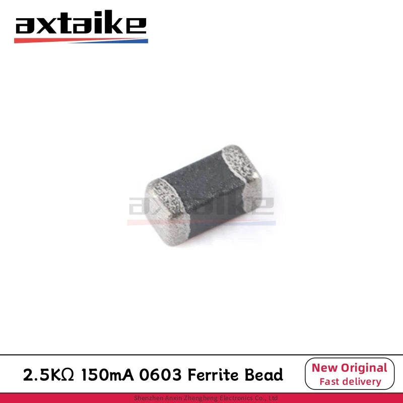 100PCS BLM18BD252SN1D 0603 2.5K 2500Ω 2K5 ohm 150mA 1608 Chip Ferrite Bead SMD SMT Magnetic Bead