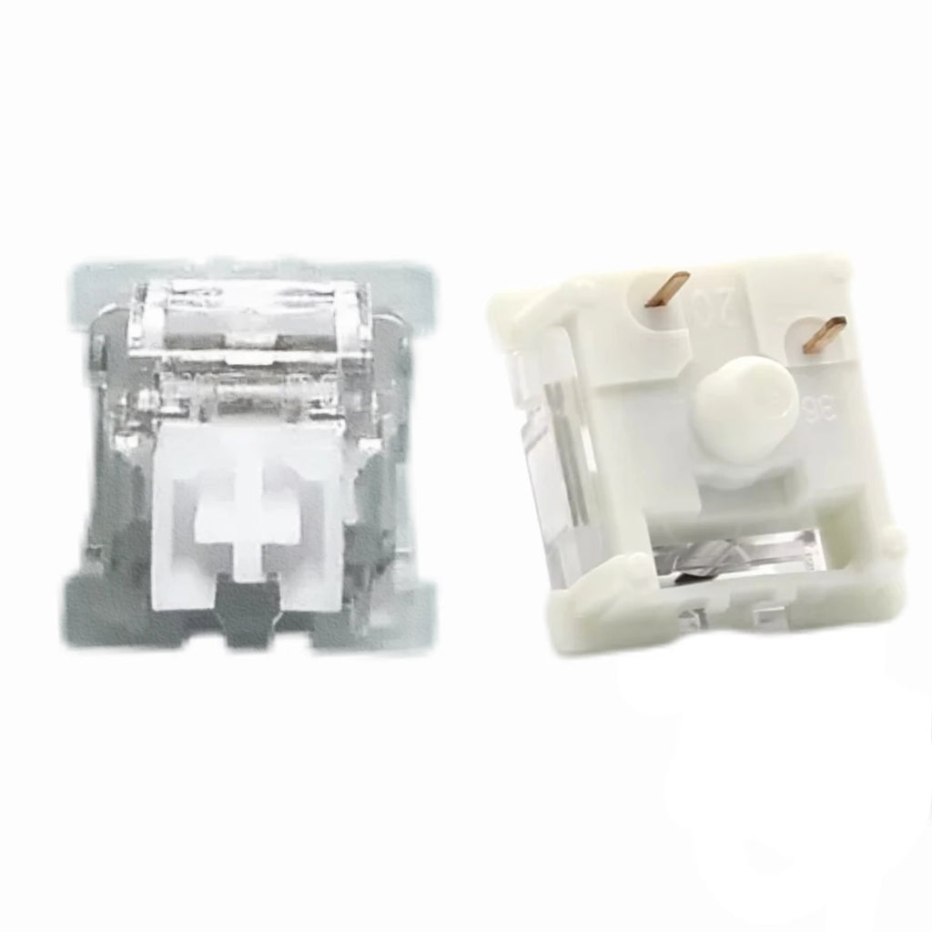 Three Pin Tactile Keyboard Switch Sturdy Plastic Key Clicker Key Replacement Parts for Mechanical Keyboard Servicing Accessories