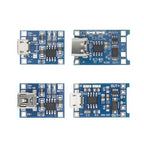 10pcs 5V 1A 18650 Lithium Battery Charging Board PLR TP4056 Lithium Charging Mini/Micro USB Type C Charge Module With Protect
