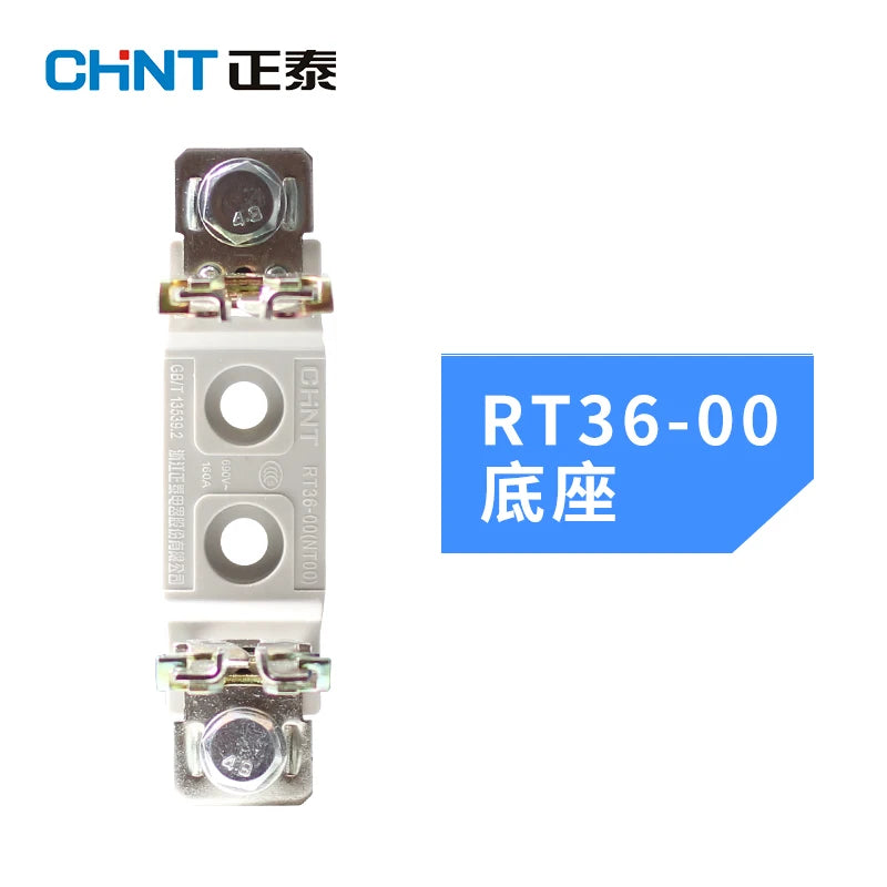 CHINT Fuse Core RT36-00 NT00 20A 25A 32A 40A 50A 63A 80A 100A 125A 160A Ceramic Resistor Fuse Base