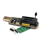 CH341A/CH341B 24 25 Series EEPROM Flash BIOS USB Programmer Module SOIC8 SOP8 Test Clip for EEPROM 93CXX / 25CXX / 24CXX DIY KIT