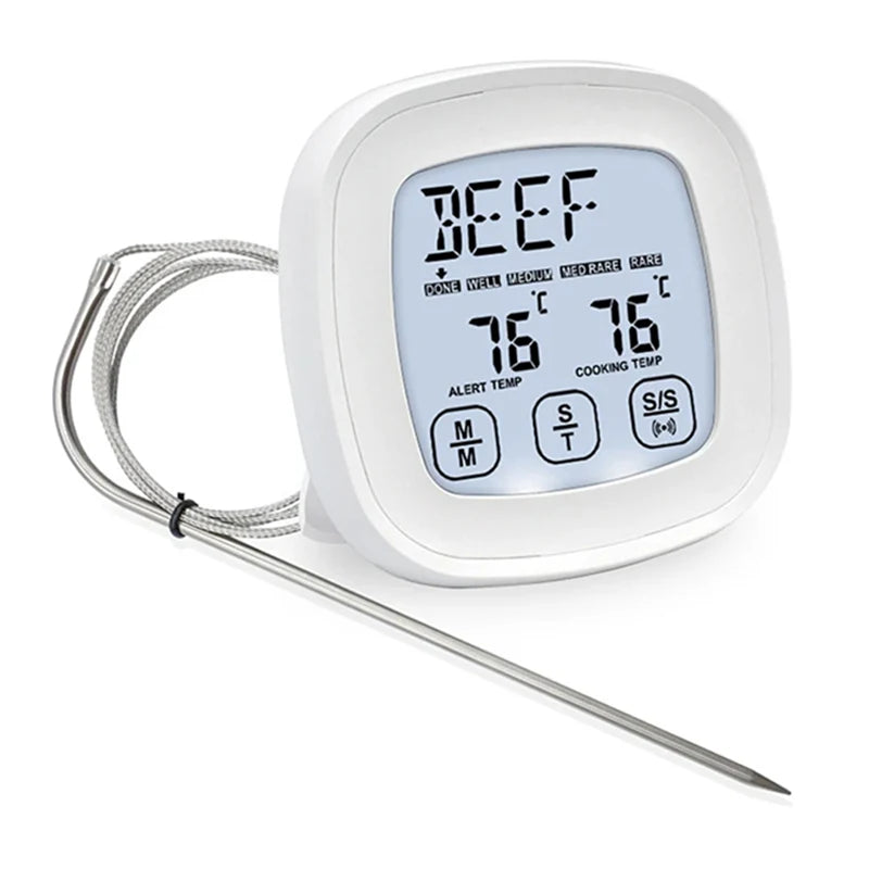 Probe Type Meat Thermometer Digital Kitchen Thermometer Cooking Milk Food BBQ TP300 Electronic Food Temperature Gauge Tools