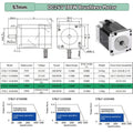 BLDC Motor 65W 69W 130W 188W DC24V AC220V Brushless Motor Hall Sensor Motor Nema23 57mm 3000RPM 0.6Nm 3PH 8mm Shaft