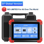 XTOOL D7 V2.0 Automotive Diagnostic Tool All System Scan Tools ECU Coding Bidirectional OBD2 Scanner 36+ Service FCA CAN FD DOIP
