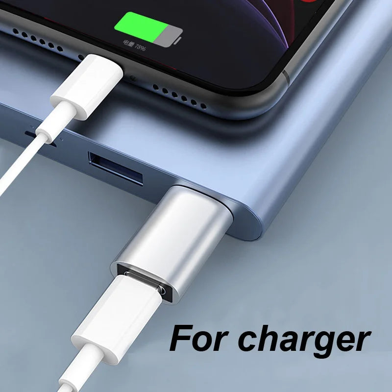 NEW 2026 2Pcs USB To Type C OTG Adapter USB USB-C Male To Type-c Female Converter For Macbook Samsung S20 USBC OTG Connector