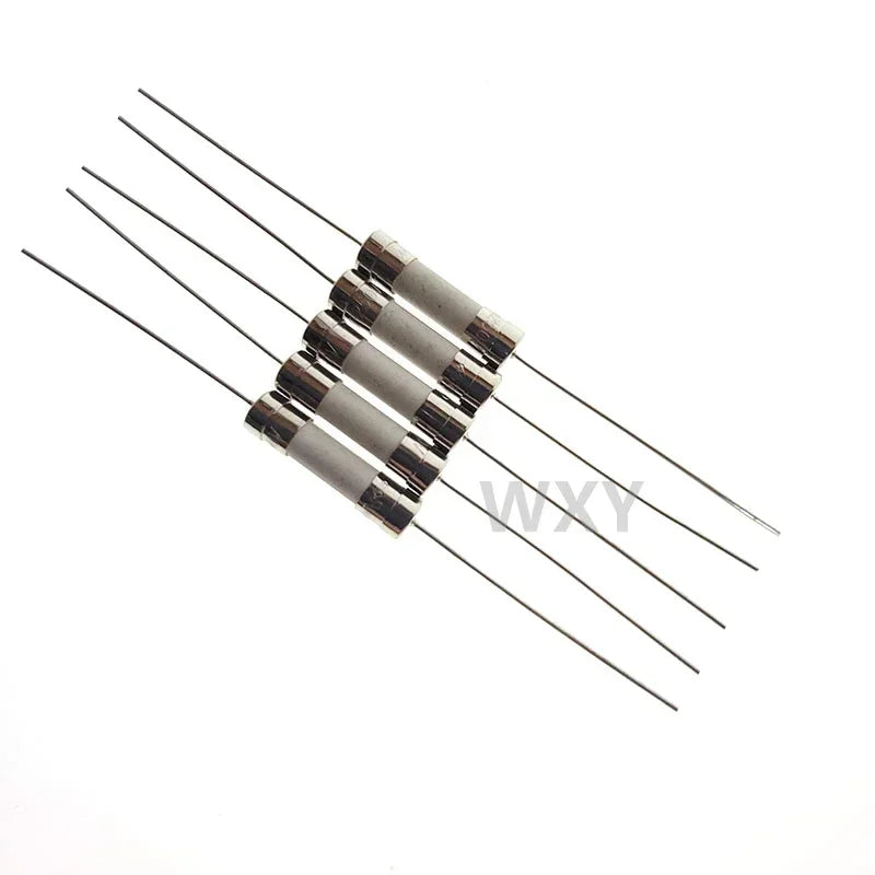 10PCS 5*20mm Ceramic Fuse Tube Fast Blow with Pin Slow Blow 250V Multiple Amp Ratings 0.5A 1A 2A 3A 4A 5A 6.3A 10A 15A 20A 25A