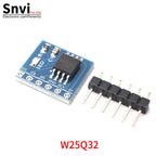 Snvi W25Q80 W25Q16 W25Q32 W25Q64 W25Q128 Large Capacity FLASH Storage Module SPI Interface BV FV STM32 Code