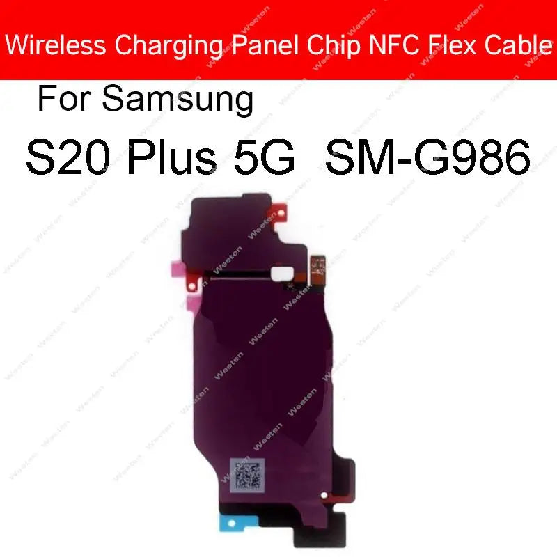 Wireless Charging Panel Coil NFC Flex Cable For Samsung S7 S8 S9 S10 Plus S10E S20 Ultra S20 Edge 4G 5G Antenna Charger Board