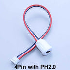 2/4/6Pin USB-C Type-C Waterproof Connector Charger Jack Direct Compression Female Socket Charging Interface With PH2.0 Terminal