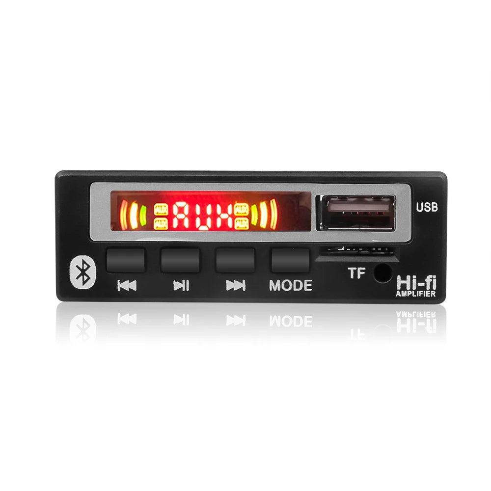 Bluetooth 5.0 WMA MP3 Decoder Board Wireless Car Radio Module Support USB TF FM Music Player with Color Screen Car Accessories