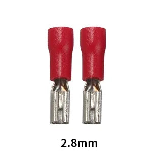 100/50/10Pcs 2.8mm 4.8mm 6.3mm Insulated Seal Spade Wire Connector Female Crimping Terminals Electrical Crimp Terminal Splices