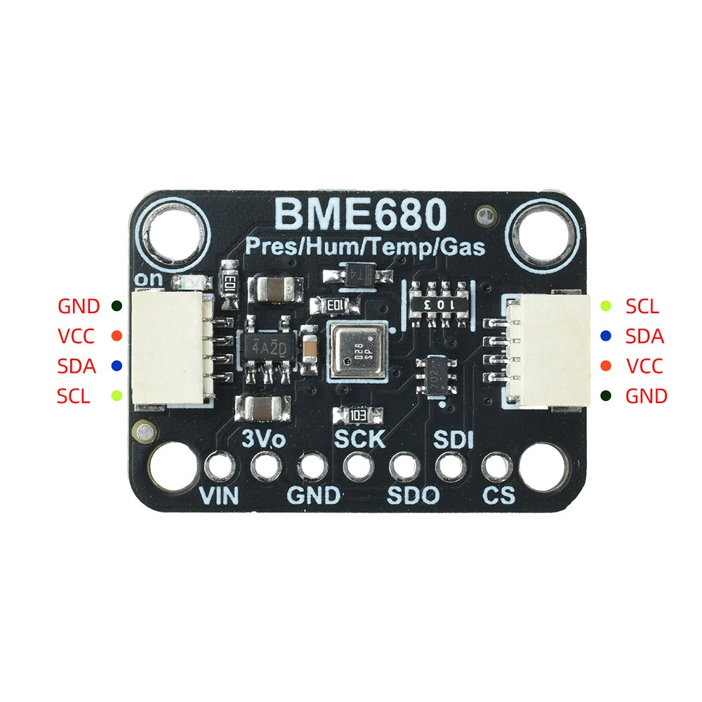 BME680 BME688 AI Air Quality Sensor Module with Temperature Humidity Pressure Detection Qwiic I2C Interface for IoT Smart Home