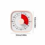 120 Minutes Visual Timer Silent Operation Self-Discipline Countdown Alarm Clock Portable Multifunctional Kitchen Timer