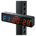 TFORU-Small Gym Timer Clock Rechargeable With Powerful Magnet Digital Fitness Clock With Countdown Countup Tabatas EMOM FGB