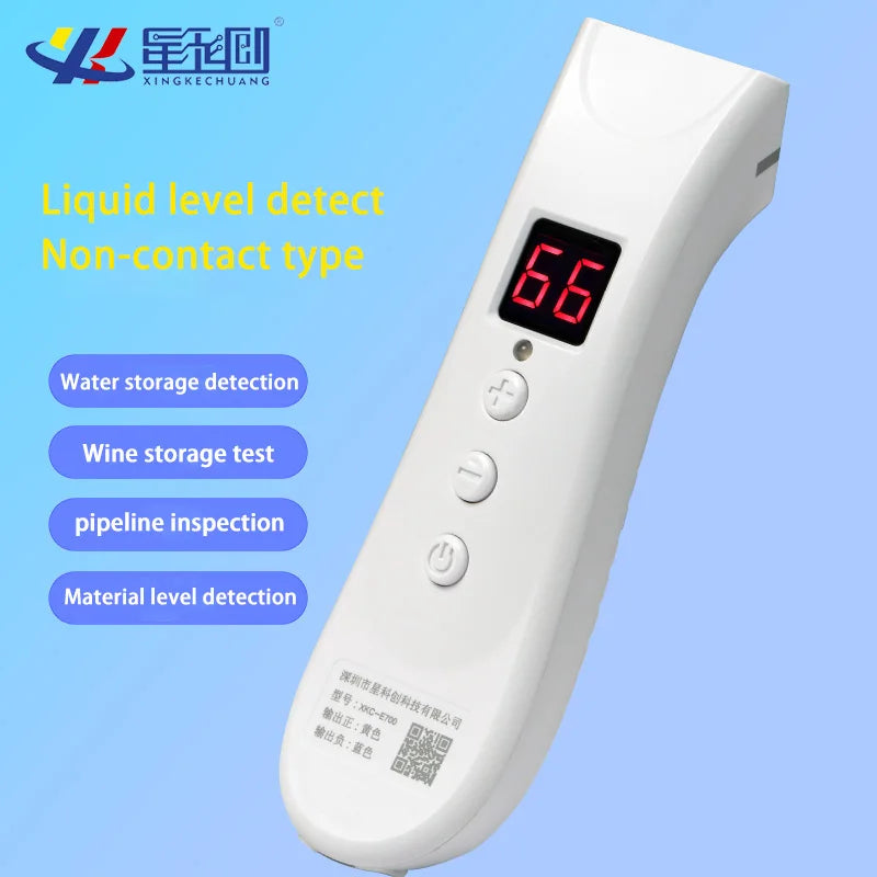 XKC-E700 Handheld Water Liquid Wine Level Detector Portable Tank Monitor Pipe Sensors with Built-in Buzzer