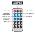 EU/US Plug Bluetooth 5.0 Amplifier Board With Optical Audio AMP USB FM Radio TF Player DIY Audio For Karaoke Home Car 110V/220V