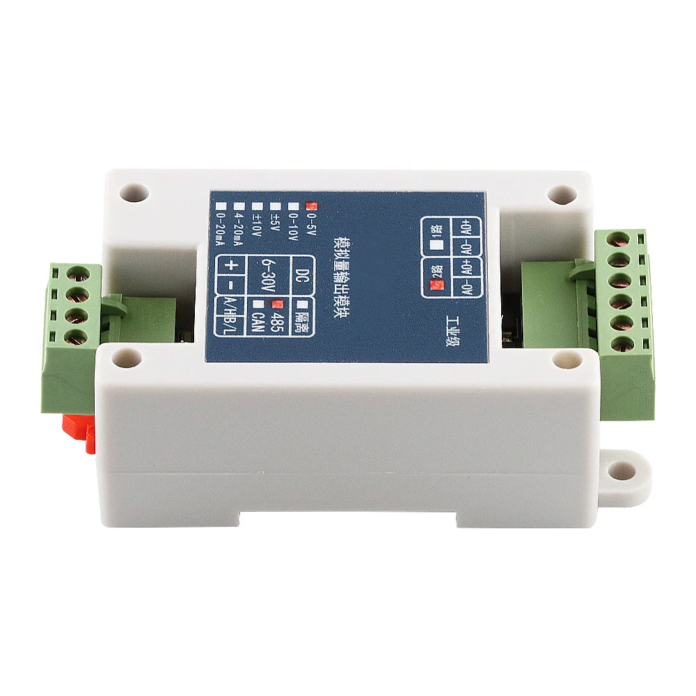 Isolation Type RS485 to 4-20mA 0-5V 0-10V Transform Module 2 4 Channel Modbus RTU RS485 to Analog Industrial Converter Modules
