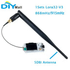 1 Set Heltec LoRa32 V3 Node Development Board LoRa 32 SX1262 ESP32-S3 Wifi BLE with 5DBi SMA Male Antenna for Meshtastic