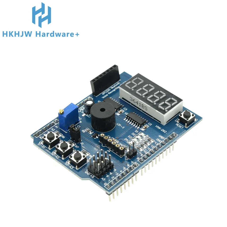 L293D Motor Driver Shield for Arduino Uno R3, Dual H-Bridge DC Stepper Motor Expansion Board for Smart Car Robot
