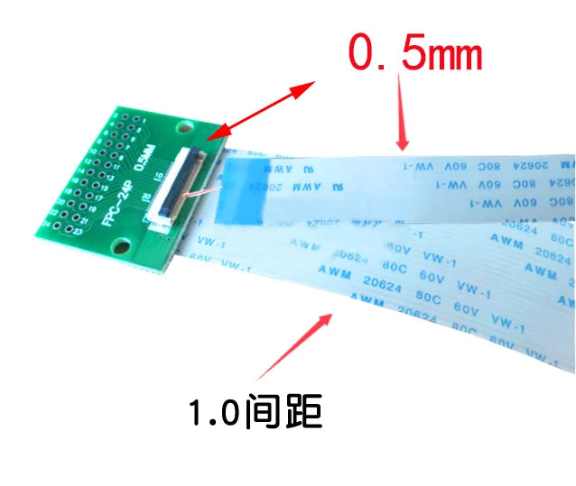 FPC/FFC Adapter Board 0.5/1.0MM to 2.54MM Soldered Connector 4/5/6/8/10/12/14/16/20/26/3040/45/50/60 Pin