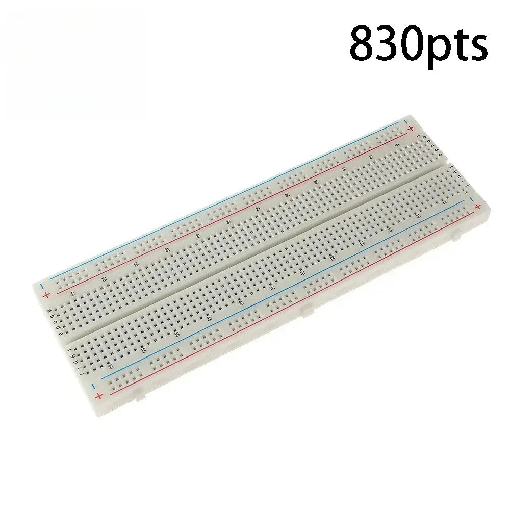 MB-102 MB102 Breadboard Kit 400 830 Point Prototype Board+840pcs U-Shape Solderless Bread Board Jumper Wires DIY Kits
