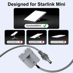 EDUP SK0141 2M/5M Starlink Mini Power Cable Anderson Connector 50A 600V Waterproof for RV Solar Off‑Grid System