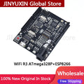 1PCs UNO R3 + WiFi ATmega328P+ESP8266 (32Mb memory) USB-TTL CH340G For Arduino Uno NodeMCU WeMos ESP8266