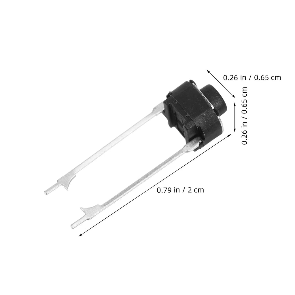 20Pcs Micro Tactile Push Button Switch Small Momentary 2 Pin Round Surface Mount Perfect Breadboard Electronics Switch Kit