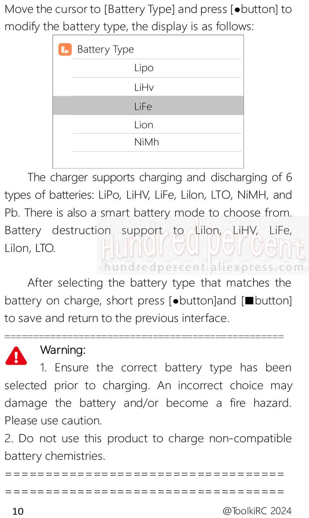 ToolkitRC M6AC Smart Lipo Battery Charger Discharger AC 120W DC300W MAX30A for 1-6S Battery FPV Model Spare Part LiHV LIFE LILON