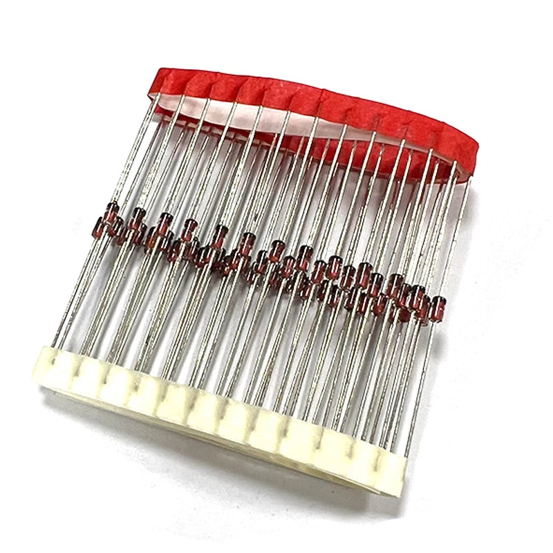 50pcs 1/2W Zener Diode DO-35 0.5W BZX55C2v0 BZX55C2v2 BZX55C2v4 BZX55C2v7 BZX55C3v BZX55C3v3 BZX55C3v6 BZX55C3.9v BZX55C4v3