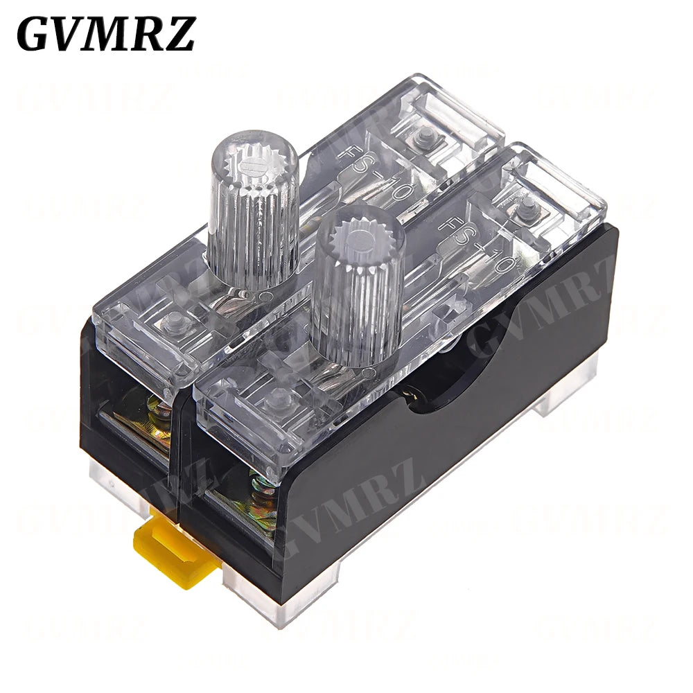 6X30mm 220V Glass Fuse Holder FS-101 FS102 FS103 Din Rail Mount Single Pole 6*30 Fuse Casing