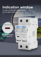 TOMZN 1P 2P DC Fuse Holder 10*38mm High Voltage Solar PV 1100V TOPV-30 Base Photovoltaic System Protection Protector GPV