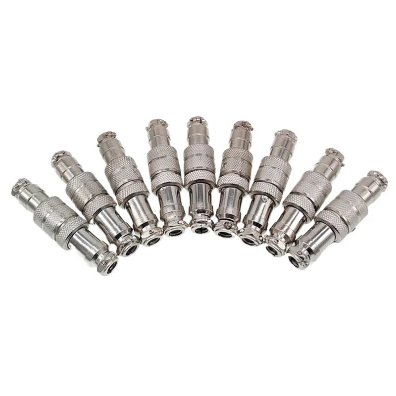GX16 Docking Aviation Connector 2 3 4 5 6 7 8 9 10 Pin Male Female Plug Socket Inline Wire Panel Cable Connector Adapter Joint