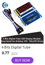 3-IO MAX7219 LED Matrix Module 8-Digit Red 7-Segment Display Driver for Arduino DIY Projects
