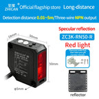 Zhican Zc3K Long Range Photoelectric Sensor 0.1-30m through Beam Retro Reflective Diffuse Reflective Switch