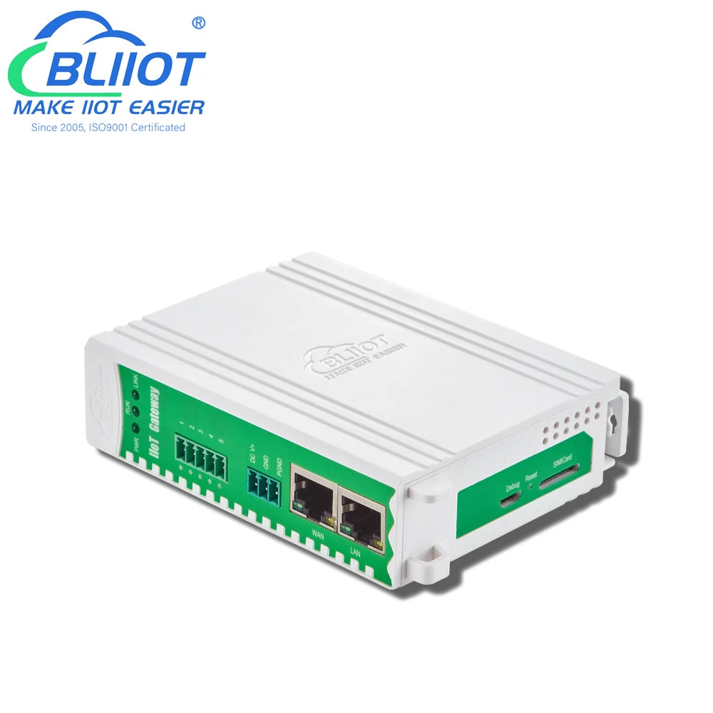 BLIIOT BMS Remote BACnet Modbus Gateway RS485 Modbus RTU/TCP PLC IEC104 DLT645 to BACnet Protocol Converter